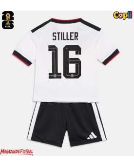 Germania Angelo Stiller #16 Echipament de Fotbal Replică Mondial 2026 Copii Acasa (+ Șorturi)